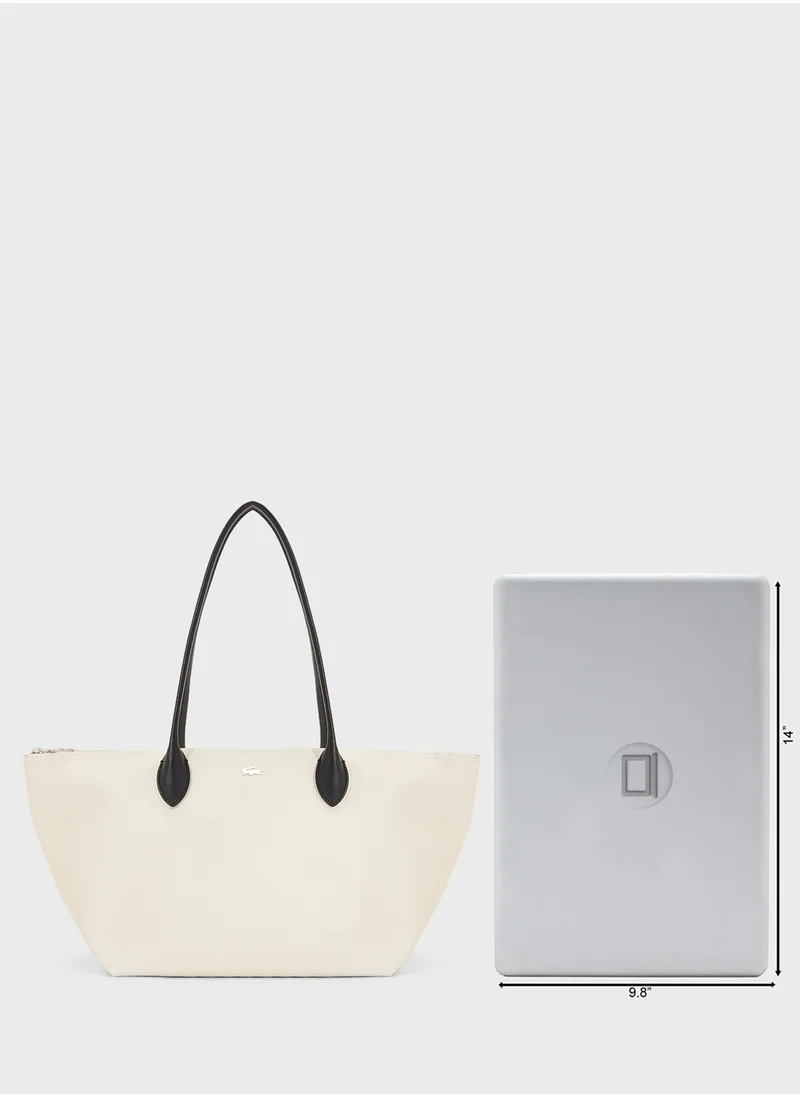 LACOSTE Essentials Top Handle Zip Over Tote