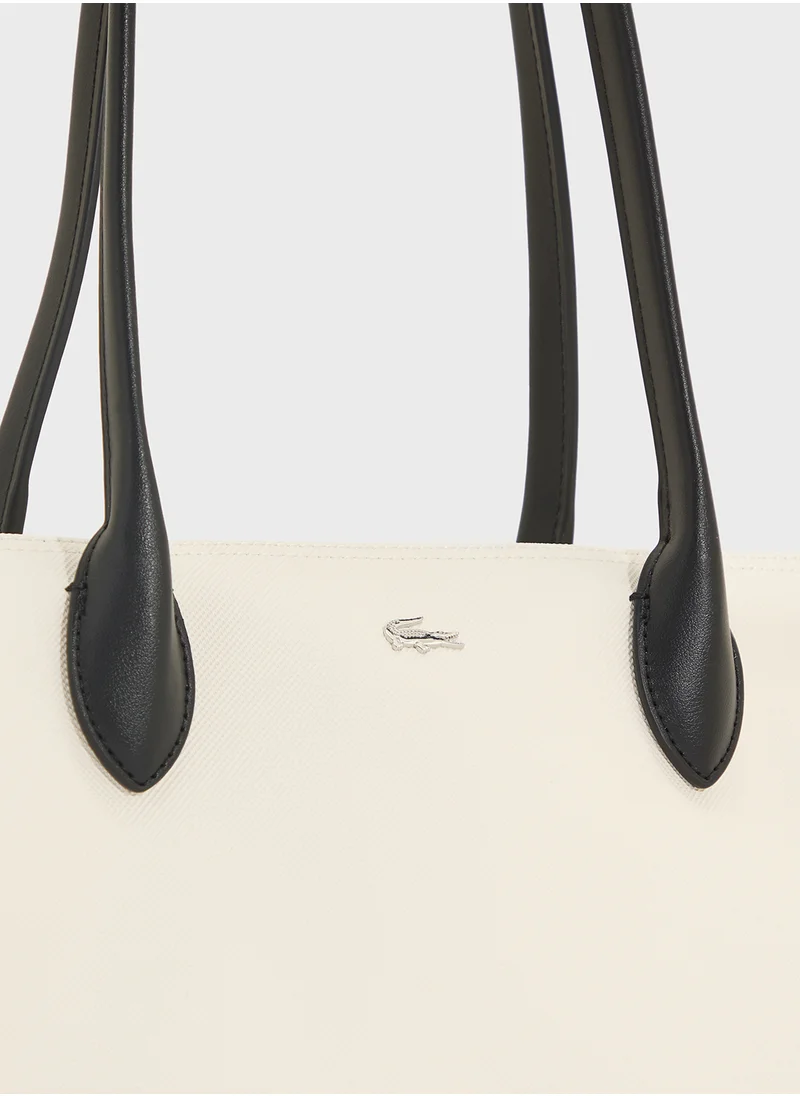 LACOSTE Essentials Top Handle Zip Over Tote