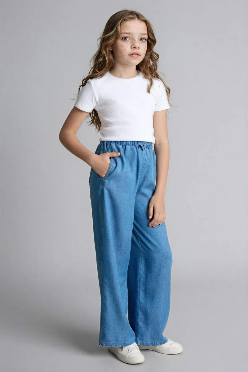 ديفاكتو Girl Wide Leg Jeans