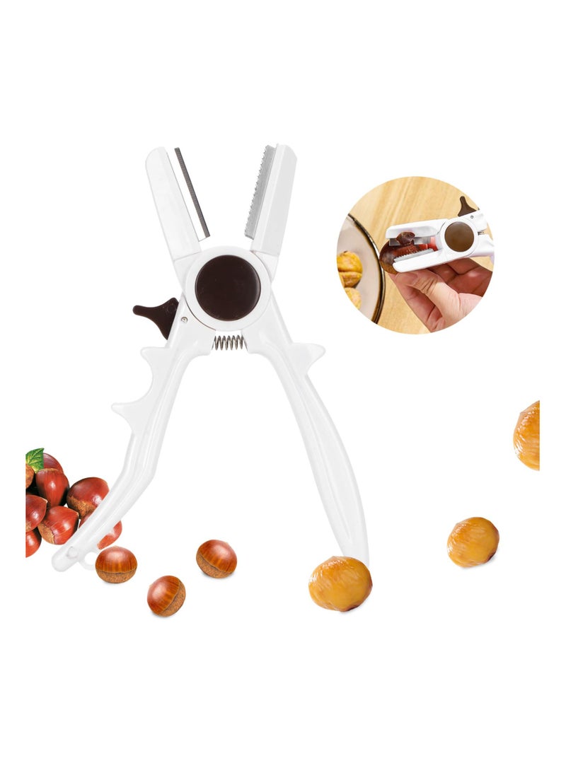 KASTWAVE Nut Cracker, Chestnut Peeler, Opener Cutter Scissors Sheller, Walnut Pliers Tool Knife for All Nuts  - Image 1