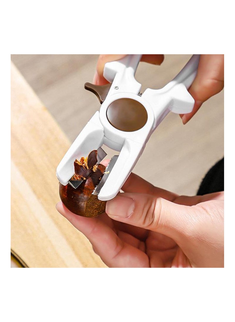 KASTWAVE Nut Cracker, Chestnut Peeler, Opener Cutter Scissors Sheller, Walnut Pliers Tool Knife for All Nuts  - Image 3