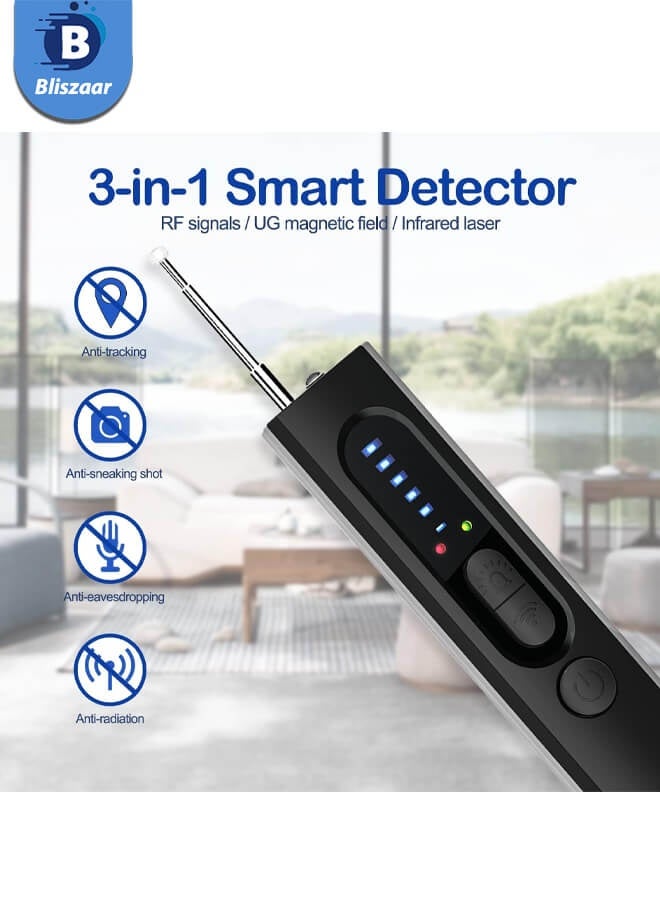 Bliszaar Portable Hidden Camera Detector HX13, Bug Detector, GPS Finder, Anti Spy Wireless Signal Scanner, Infrared Camera Detector, Listening Device Detector for Home,Office,Travel,Car - Image 2