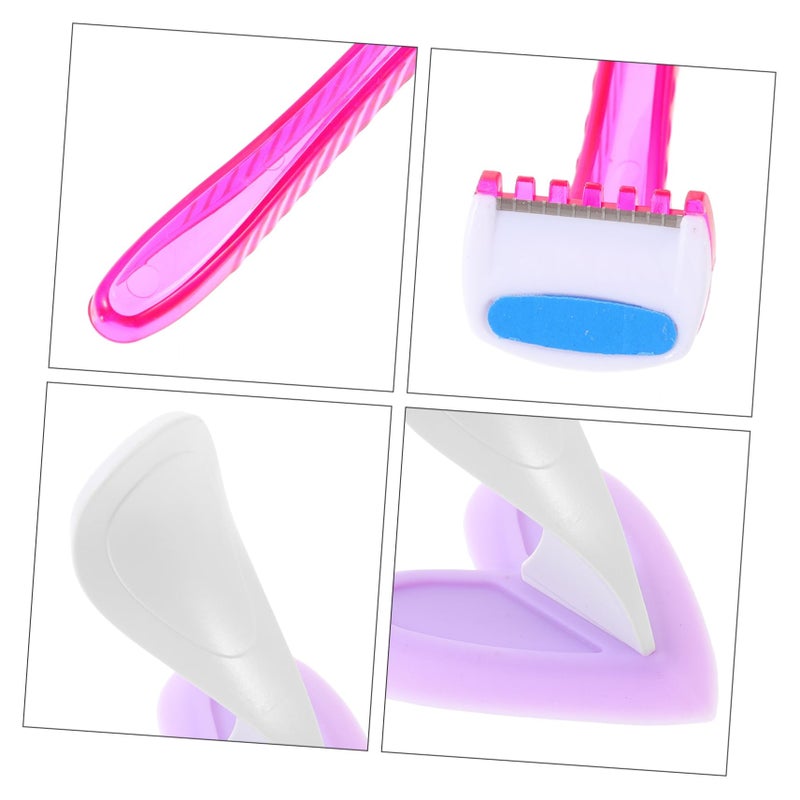 Bikini Shaver 3 Pack Plastic Hair Removal Tool for Underarm Smooth Skin Random Color - Image 5