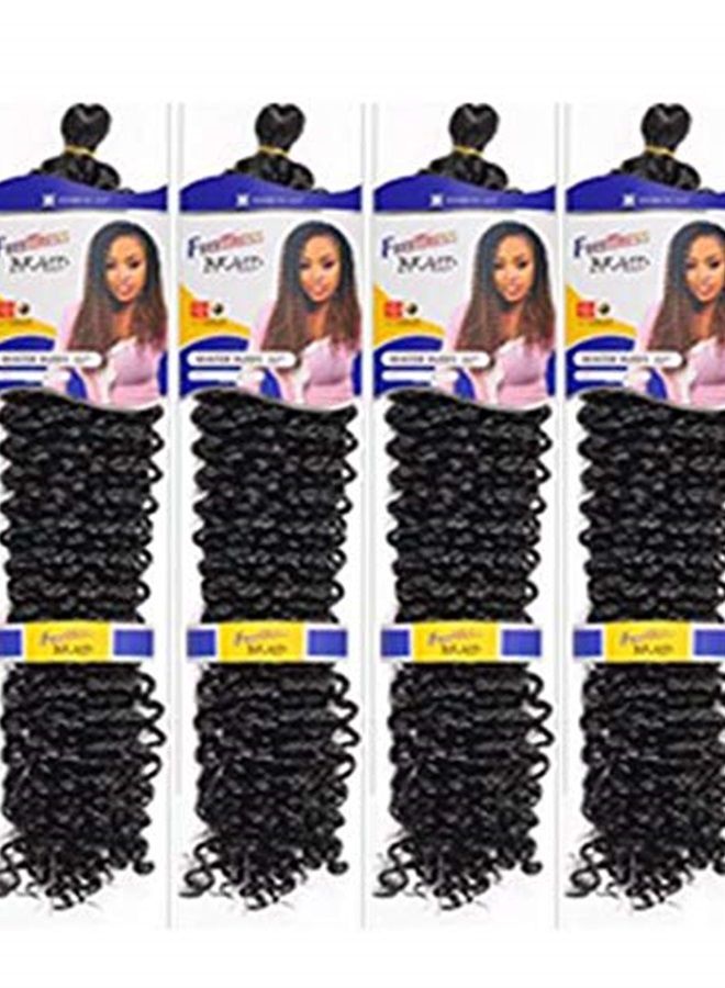 Freetress WATER WAVE 22" (4-Pack, 2 Dark Brown) - Freetress Synthetic Crochet Braiding Hair - Image 2