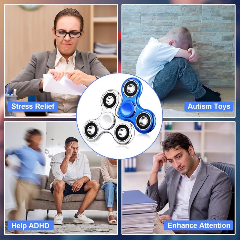 مهرق الهواء (السبينر الليفي) - علبة واحدة من اللعبات الحسية لتخفيف التوتر والقلق للأطفال والكبار، عصري بالزغابة، هدية عيد ميلاد، هدية ملابس جوارب. - Image 5