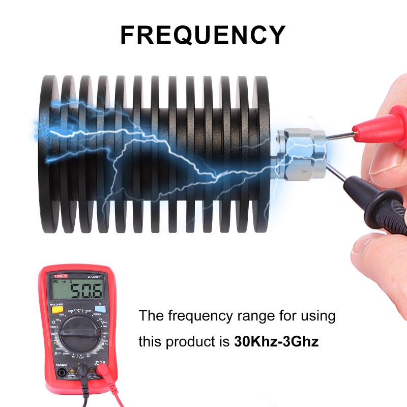 BECEN 100W N- Male Connector Dummy Load, Termination Load,DC to 3 GHz, 50ohm,for VNA - Image 4