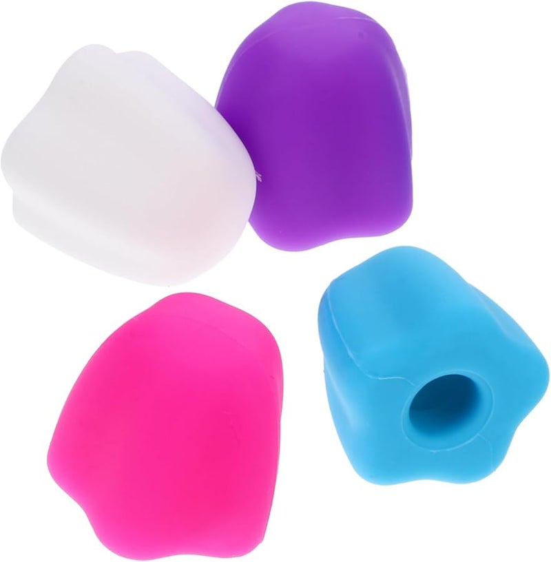 Self Sealing Silicone Toothpaste Caps 4 Pack Portable Bathroom Organizer - Image 1