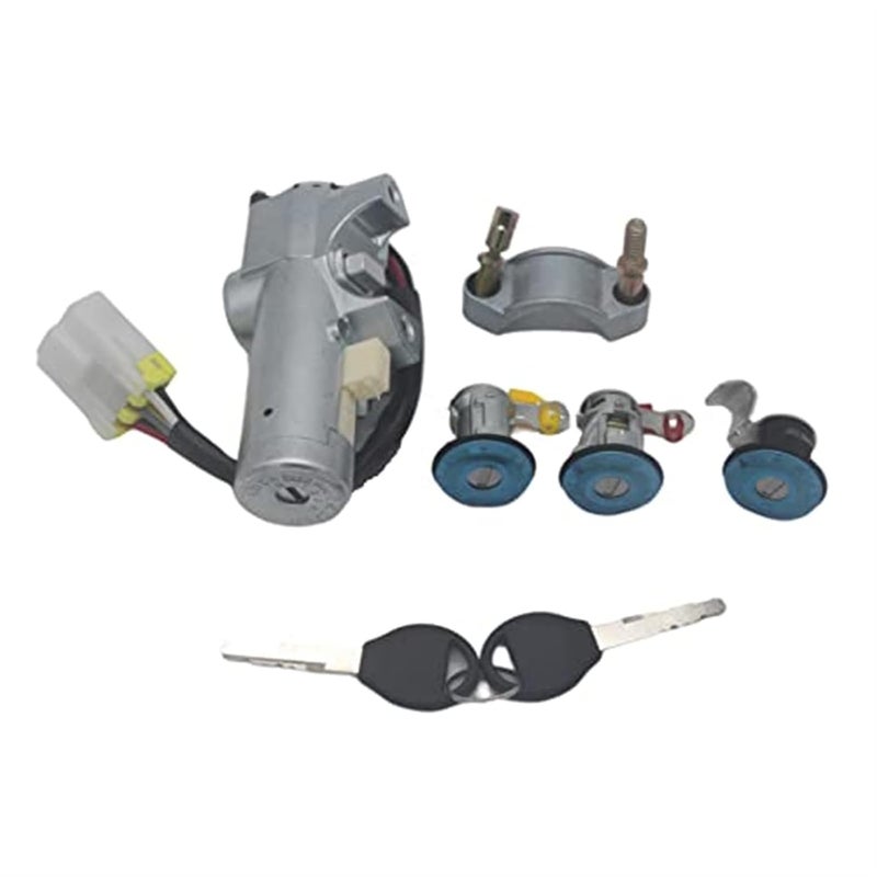 Yurefax Complete Ignition Switch Lock Set for Nissan and Datsun - Image 1