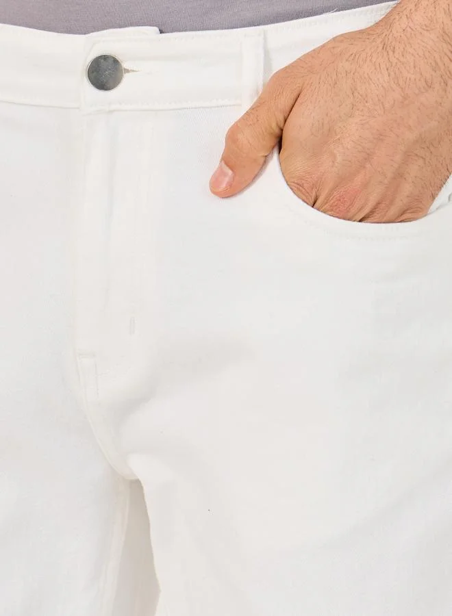 Styli Styli Cotton Stretch 5-Pocket Slim Fit Jeans