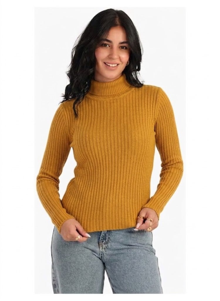 Ribbed Slim Fit Pullover