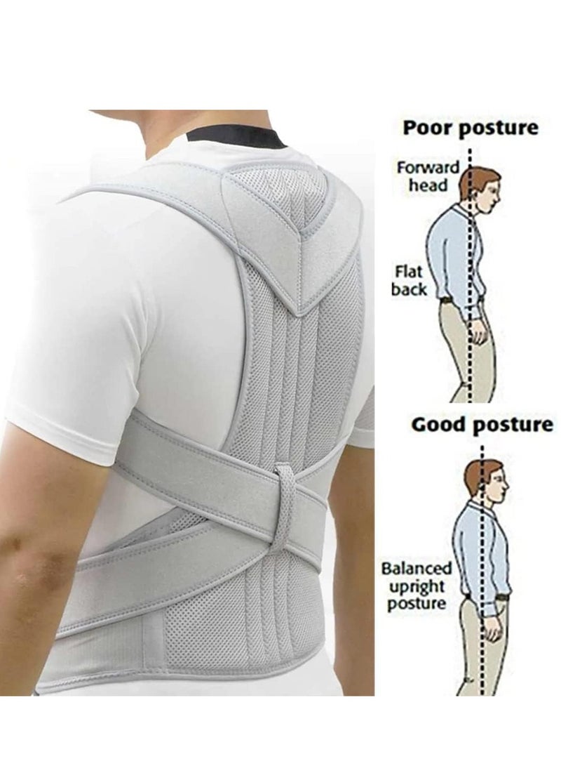 LIMOS Postural Belt Correction Belt, Shoulder Corrector Posture Corrector Invisible Orthopedic Corset Straight Back Support and Shoulder Straightener Elastic Band(L) - Image 5