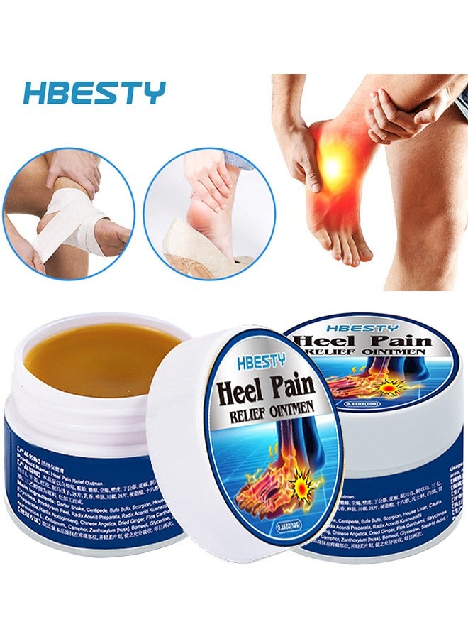 هيبستي Heel Pain Relief Ointmen, كريم لتخفيف الآلام, تخفيف آلام الكعب المستأنف بالفرشاة لتخفيف آلام الكعب، عميق لتهدئة التهاب اللفافة، 10 جرام - Image 1