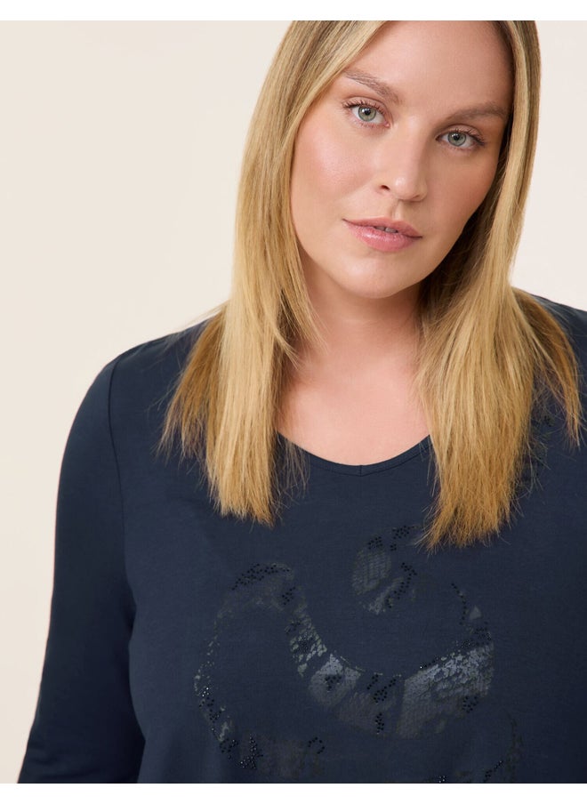 Samoon Flared Long Sleeve T-Shirt  - Image 5