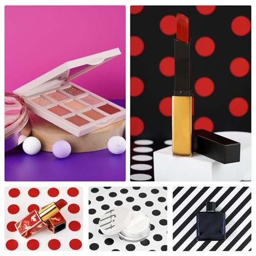 Meking 12Pcs 24Patterns Product Photography Backdrops Kit Small Photo Backdrop Colorful Polka Dot Flat Lay Background for Jewelry, Cosmetics,Crafts and Other Small Product Photography (16.5X11.8inch) - Image 3