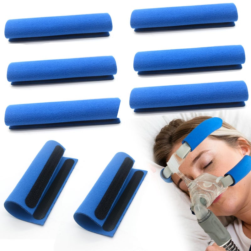 TUSIWIT 4 Pack CPAP Strap Covers,Strap Cushions Pads for Most Headgear Straps,More Comfortable and Prevent Face Marks - Image 1