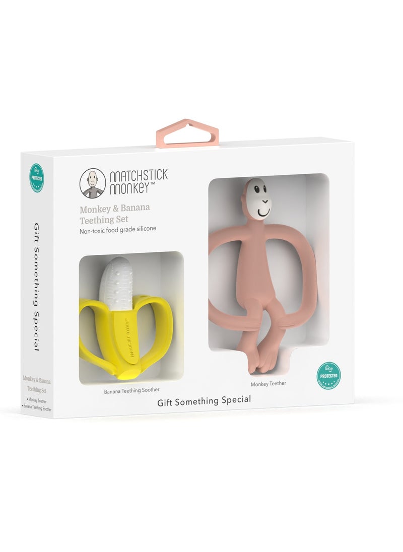 MATCHSTICK MONKEY - MM Banana Gift Set Dusty Pink - Image 1
