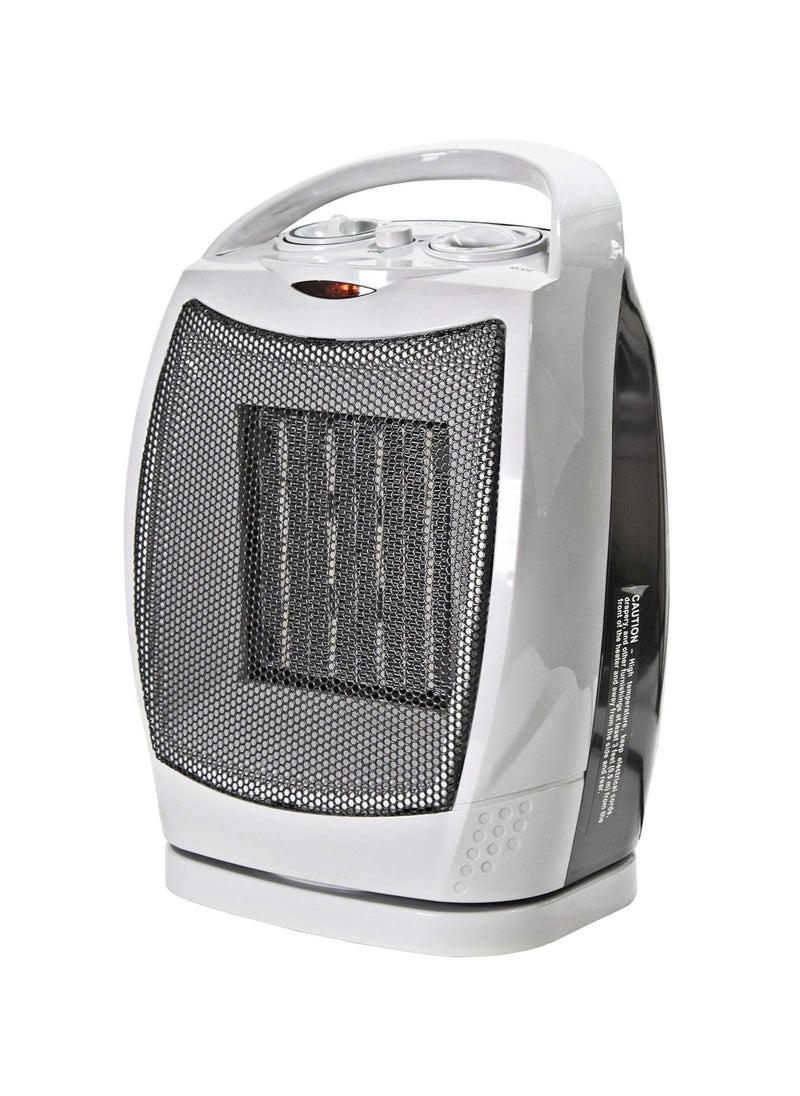 Generic - Oscillating Indoor Space Heater, Portable, Ceramic, Electric, Energy-Efficient, Adjustable Thermostat, Tip-Over Switch, Overheat Protection, Ideal for Home, Bedroom, Office - Image 1