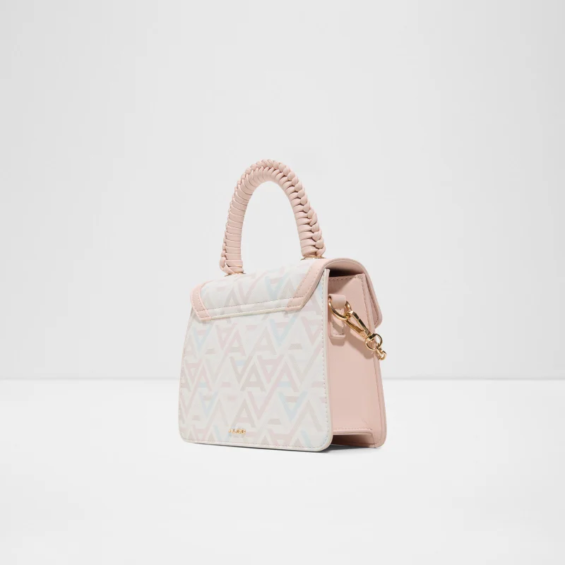 الدو LINDSAY Monogram Patterned Top Handle Bag