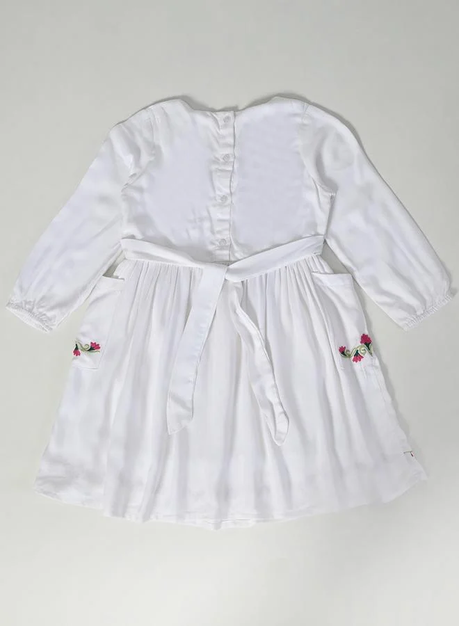 BELLA MODA Floral Embroidered Dress