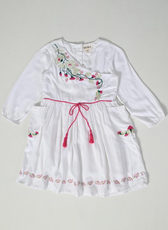 BELLA MODA Floral Embroidered Dress - Image 2