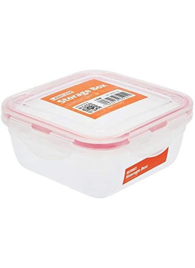 Yonovo Plastic Airtight Container Storage Box Set 6 Piece Storage And Organization Containers Shelf Baskets Pantry Boxes For Organizing Cabinets Bin Red K70055  - Image 4