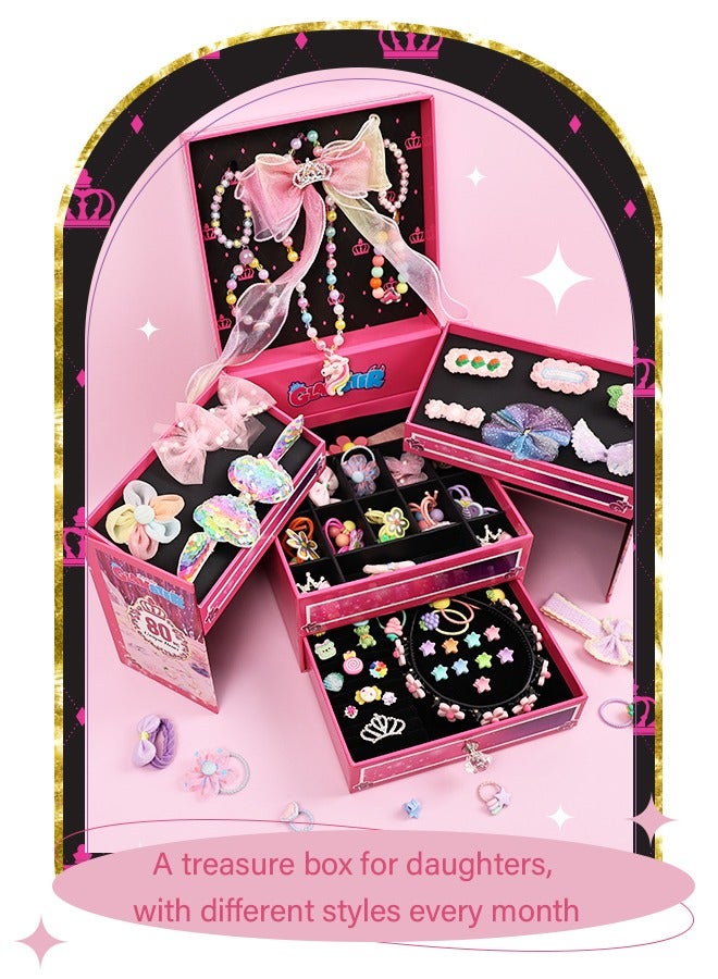 SKOODLE Kids Hair Accessory Set - Girls Hair Accessory Set, Portable Travel Hair Accessory Set - Image 3