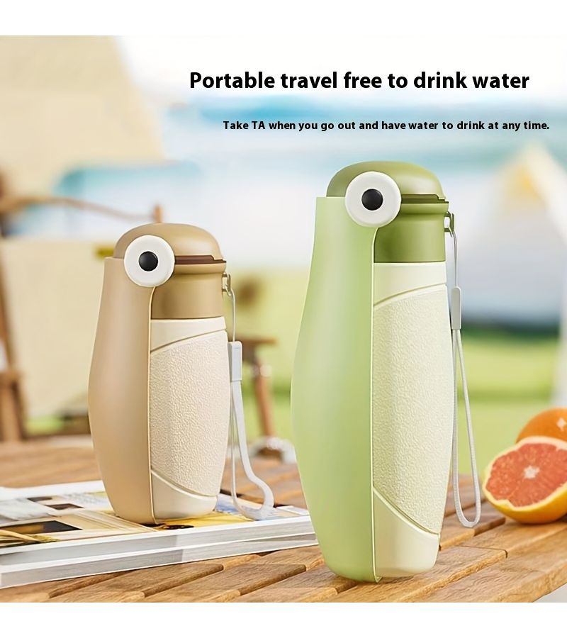 Optimized English Product Title: White Large Portable Pet Water Bottle for Dogs, Cats, and Rabbits - Image 3