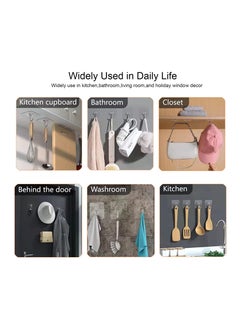 Generic 20 PCS Heavy Duty Adhesive Hooks Wall Hooks Nail-Free Waterproof And Oil-Repellent Adhesive Wall Mounts For Kitchen, Bathroom, Lndoor Home And Office  - Image 5