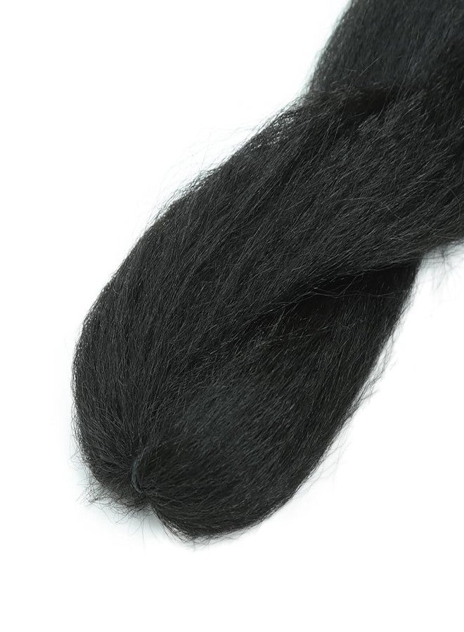 goodear Crochet Vixen Bundles 26 inch Kinky Straight Crochet Hair for Black Women 3 Packs Premium Synthetic Fibers Crochet Braids (1B, 26 inch) - Image 2