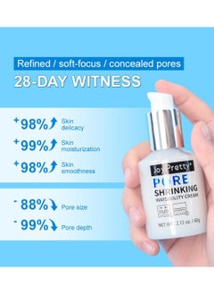 JoyPretty Pore Shrinking Invisibility Cream, Oil Control Firming Pore Minimizer Serum, Moisturizing Pore Invisible Cream, Tightens Pores  - Image 5