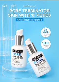 JoyPretty Pore Shrinking Invisibility Cream, Oil Control Firming Pore Minimizer Serum, Moisturizing Pore Invisible Cream, Tightens Pores  - Image 2