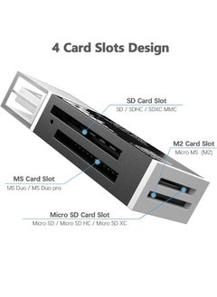 Generic Micro SD Card Reader, SD Card Reader to USB Adapter, Mini Memory Card Reader for MS Duo/Pro, M2 Card, SDXC, SDHC, MMC, RS-MMC, Micro SDXC, Micro SDHC and TF Card, Smart All In One Card Reader  - Image 2