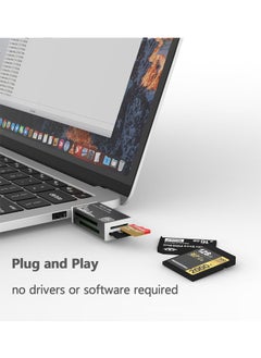 Generic Micro SD Card Reader, SD Card Reader to USB Adapter, Mini Memory Card Reader for MS Duo/Pro, M2 Card, SDXC, SDHC, MMC, RS-MMC, Micro SDXC, Micro SDHC and TF Card, Smart All In One Card Reader  - Image 5