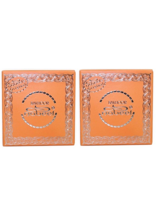Nabeel 2 Pcs Nabeel Bakhoor Oriental-Woody Incense  40 Grams - Image 1