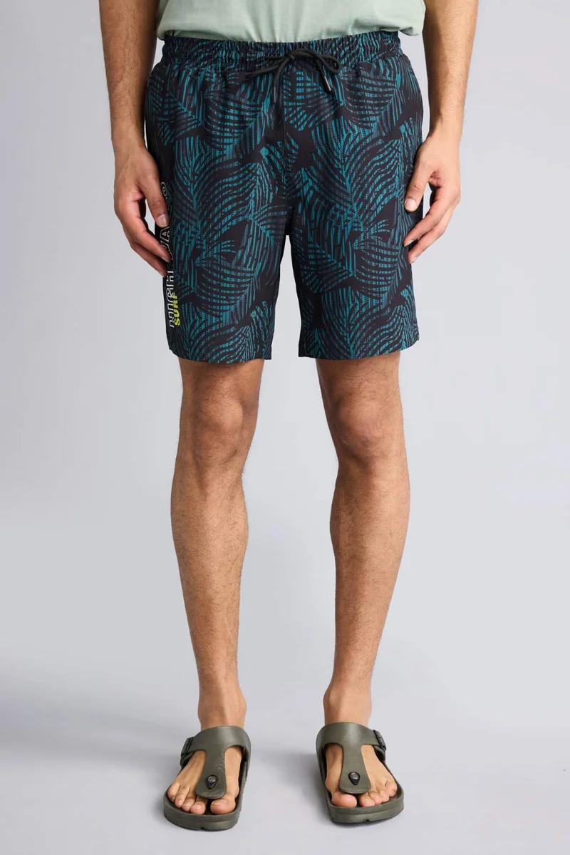 Defacto  Flexible Fabric Textured Swim Shorts for Men | Best Price UAE