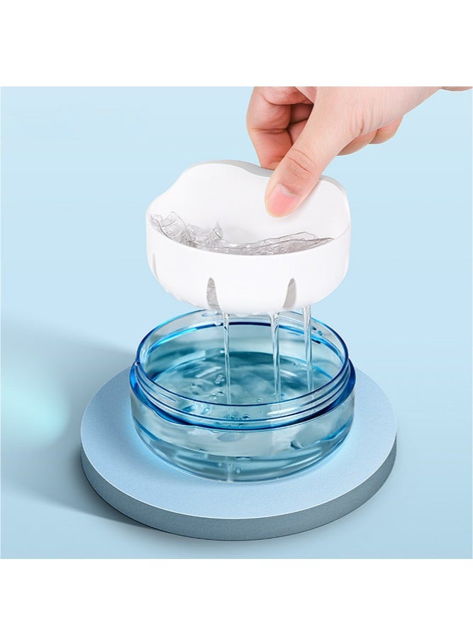 عام صندوق محكم الإغلاق لتخزين تقويم الأسنان وقواعده، صندوق نقع محمول، مخصص للحفاظ على نظافة التركيبات التقويمية والأطقم في حالة صحية أثناء التنقل. - Image 4