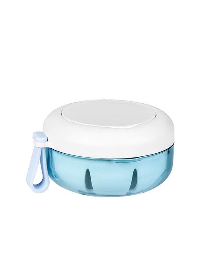 عام صندوق محكم الإغلاق لتخزين تقويم الأسنان وقواعده، صندوق نقع محمول، مخصص للحفاظ على نظافة التركيبات التقويمية والأطقم في حالة صحية أثناء التنقل. - Image 1