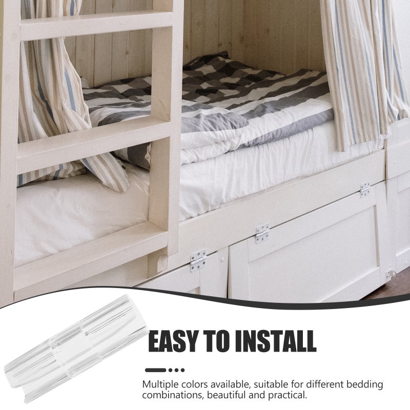 Bedsheet Clips Straps, Prevent Slipping and Wrinkling, Durable Plastic Design - Image 4