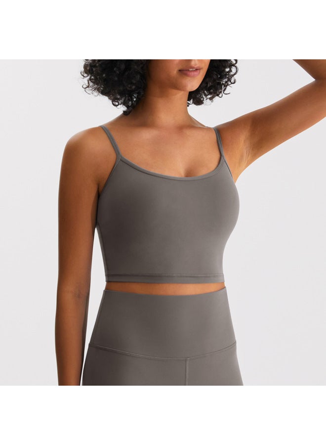 Runa Pulse Yoga Clothing Tops Women's Suspenders Fitness Quick-drying Breathable Running Outer Vest Style Sports Bra