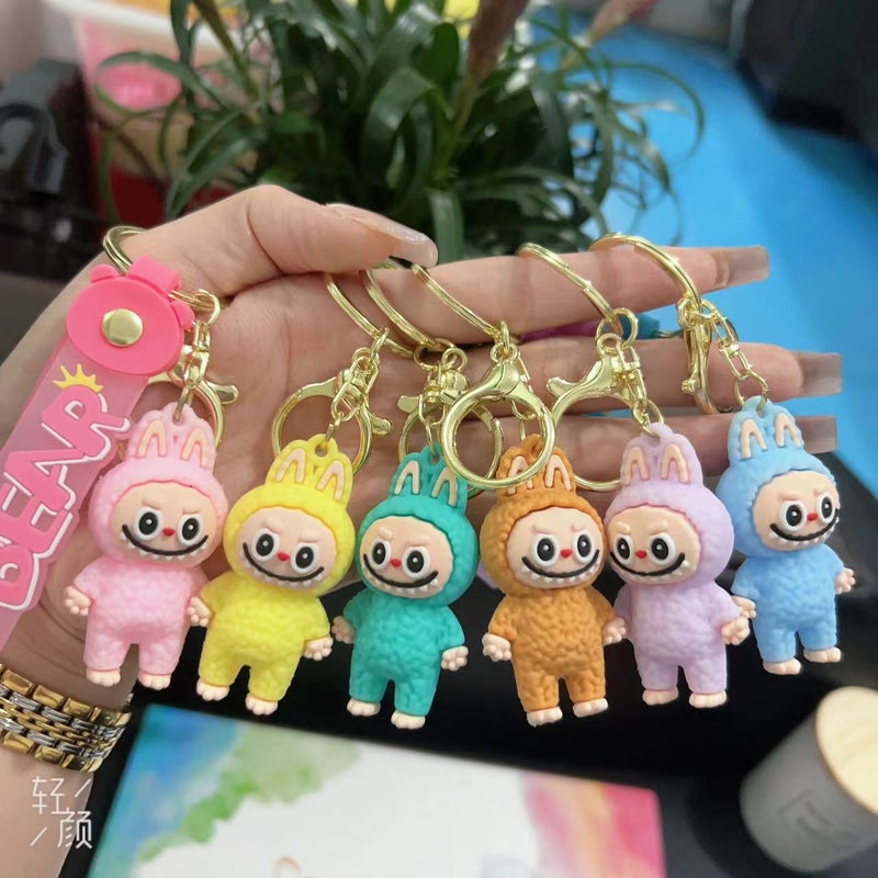 Rab Little Sheep Keychain Pendant Rab Doll Hanging Couple Bag Jewelry Stall Night Market - Image 2