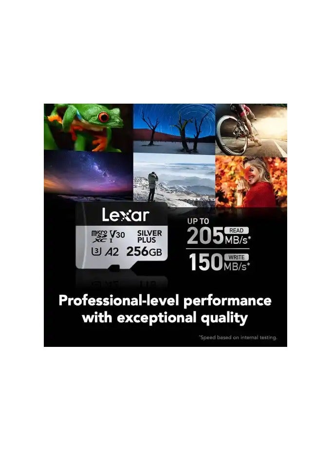 Lexar Professional Silver Plus UHS-I microSDXC Memory Card 256 GB - Image 2
