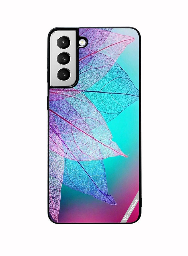 VR CREATIVE Protective Case Cover For Samsung Galaxy S22 5G Flower Design Multicolour - Image 1