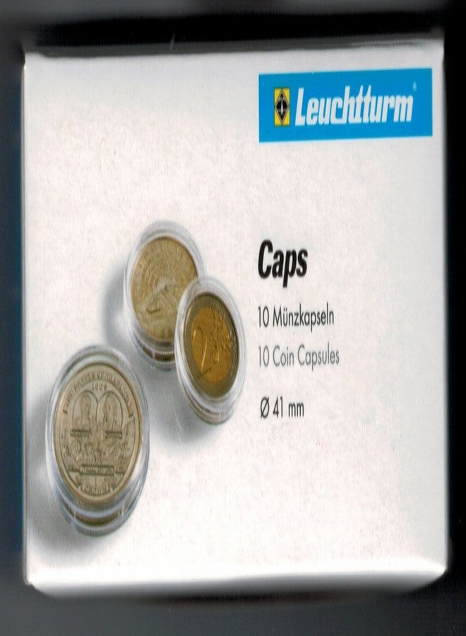 Lighthouse Coin Capsules, Inside Diameter 41MM, Pack of 10 - Image 1