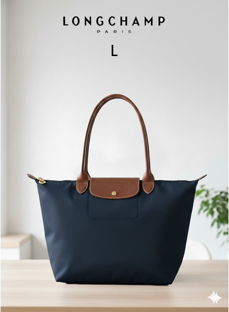 Longchamp Le Pliage  Women's  fashion versatile  Navy Classic  Large - Image 1