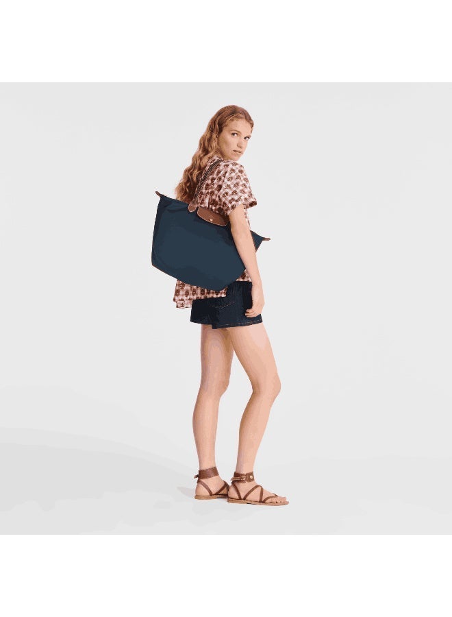 Longchamp Le Pliage  Women's  fashion versatile  Navy Classic  Large - Image 2