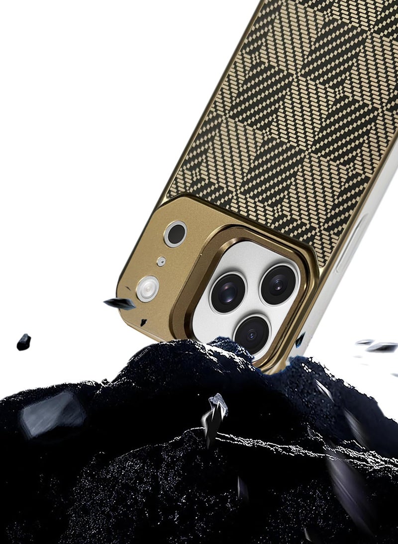 3 Packs Magnetic MagSafe Case Cover for Apple iPhone 17 Pro Max - Ultra Slim Strong Protection Cover - Screen and Camera Guard - with Two 3D Screen Protectors - Obsidian Checkered Colour - Image 5