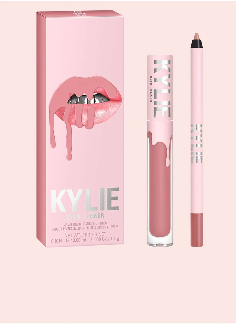 Kylie Cosmetics 2-Pc Velvet Lip Kit Regular 705 Charm