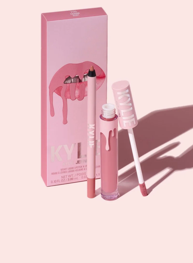 Kylie Cosmetics 2-Pc Velvet Lip Kit Regular 705 Charm