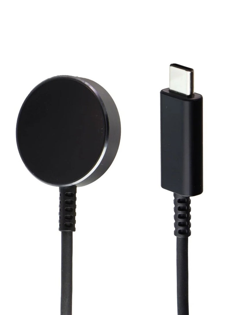 CATANES Fast Wireless Charger for Samsung Galaxy Watch 8/7/6/5/4/Active Charger Fast Charging Cable Data Cradle Dock Magnetic Wireless Charger for Samsung Watch 7/6/5/4/Active Series Black - Image 2