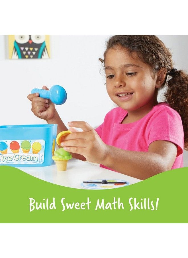Learning Resources - مجموعة أنشطة الرياضيات Smart Scoops - ألعاب التكديس والفرز - تنمي مهارات الرياضيات المبكرة - 55 قطعة - للأعمار من 3 سنوات فما فوق - Image 1